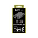 Sandberg 421-32 Powerbank 10000mAh 20Watt 2xUSB-C Sort – billede 4