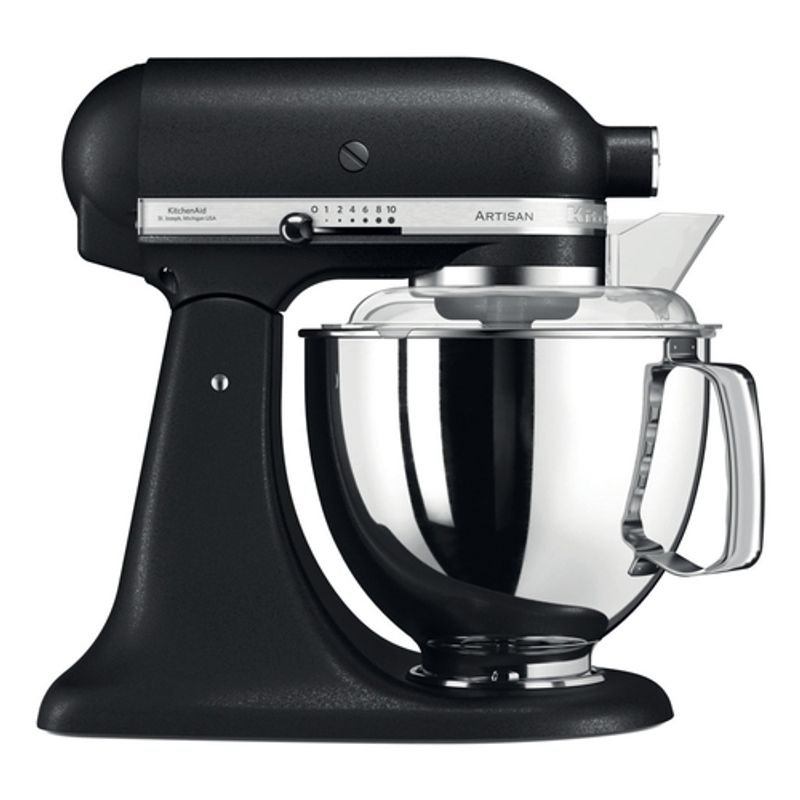 KitchenAid Artisan 5KSM175PSEBK Køkkenmaskine 4.8liter Sort støbejern