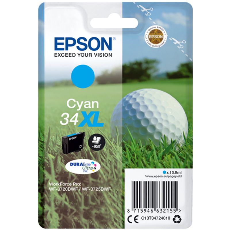 Epson 34XL Cyan