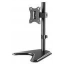 Manhattan TV & Monitor Mount, Desk, Tilt/Swivel/Rotation, 1 screen, Screen Sizes 10-27, Black, Stand Assembly, VESA 75x75 to 100x100mm, Max 7kg, Lifetime Warranty Stativ LCD display 17-27 – billede 1
