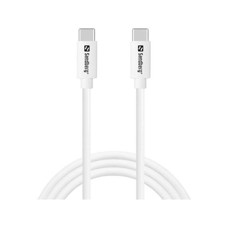 Sandberg Saver USB Type-C kabel 1m Hvid