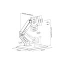 Multibrackets M Deskstand Touch Basic Stativ All-In-One/LCD display/berøringsskærm 17-32 – billede 11