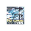 Manhattan TV & Monitor Mount, Desk, Double-Link Arms, 4 screens, Screen Sizes 10-27, Black, Stand or Clamp Assembly, Quad Screens, VESA 75x75 to 100x100mm, Max 8kg (each), Lifetime Warranty – billede 4