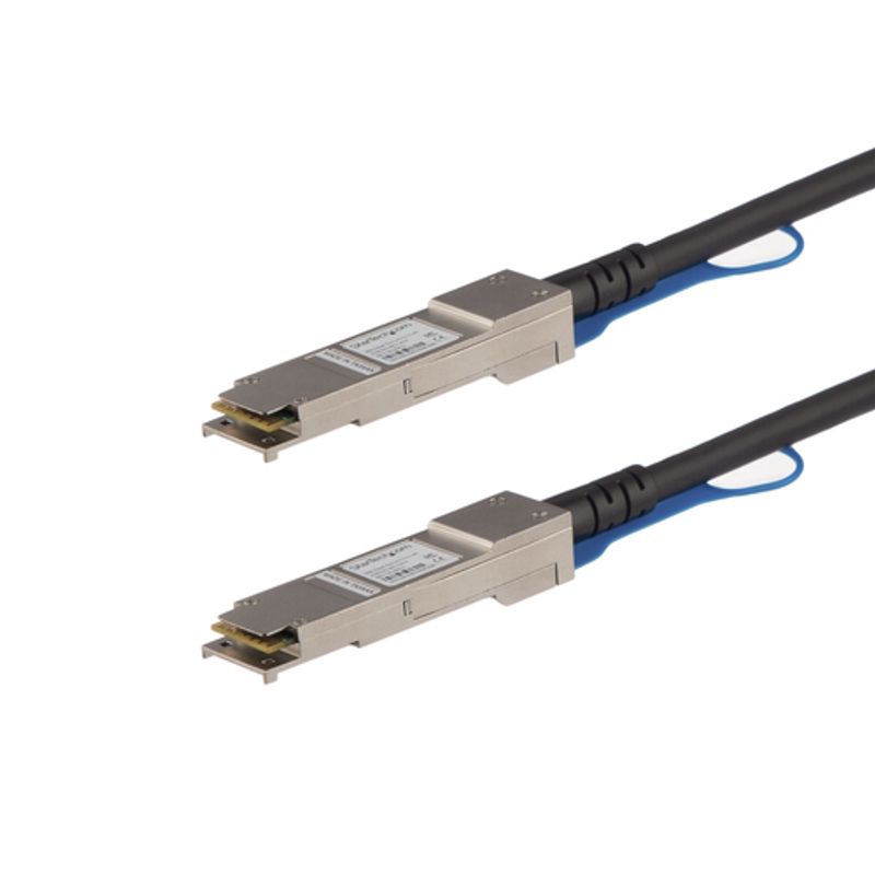 StarTech.com 0.5m QSFP to QSFP Direct Attach Cable for Juniper EX-QSFP-40GE-DAC-50CM - 40GbE - QSFP Copper DAC 40 Gbps Dobbelt-axial 50cm 40GBase-kabel til direkte påsætning Sort