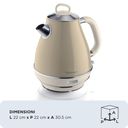 Ariete Vintage Elkedel 1.7liter 2kW Beige – billede 2