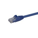 StarTech.com 1.5m CAT6 Cable - Blue Snagless CAT 6 Wire - 100W RJ45 UTP 650MHz Category 6 Network Patch Cord UL/TIA (N6PATC150CMBL) CAT 6 Ikke afskærmet parsnoet (UTP) 1.5m Patchkabel Blå – billede 2