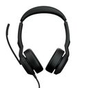Jabra Evolve2 50 MS Stereo Kablet Høretelefoner Sort – billede 1