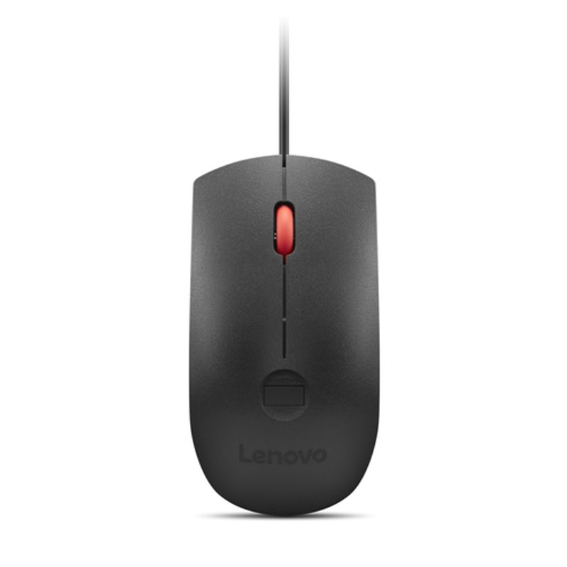 Lenovo Optisk Kablet Sort Rød