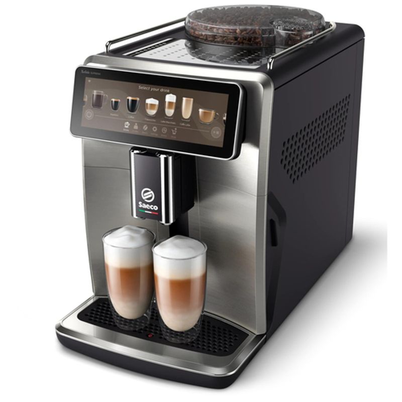 Saeco Xelsis Deluxe SM8885 Automatisk kaffemaskine Rustfrit stål