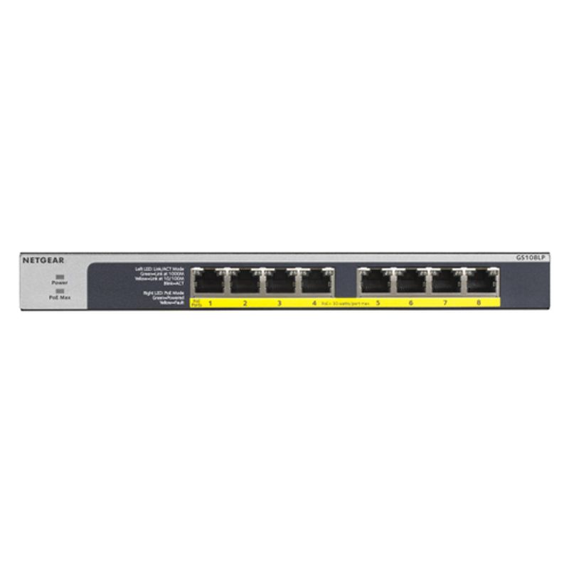 NETGEAR GS108LP Switch 8-porte Gigabit PoE+