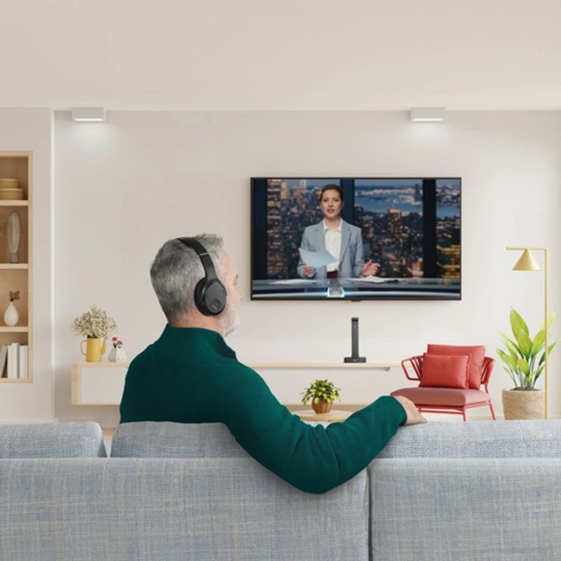 Hama sluchawki ze stacja TV Czarne