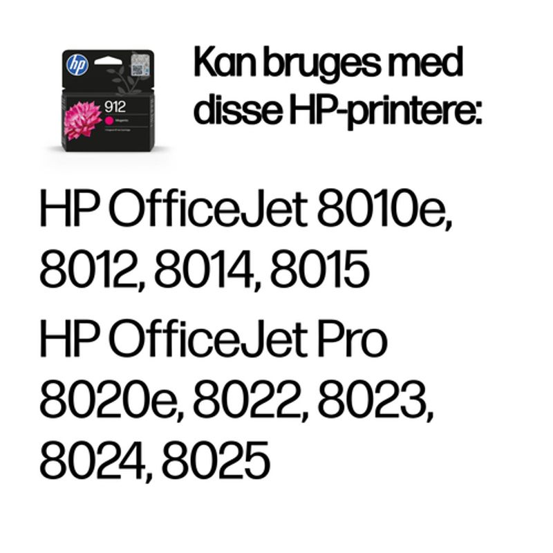 HP 912 Magenta Ink Cartridge