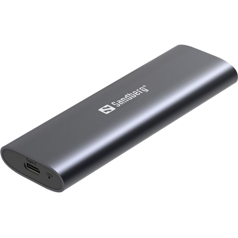 Sandberg Ekstern Lagringspakning USB 3.2 (Gen 2) M.2 NVMe Card
