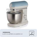Ariete Vintage 1588/05 Køkkenmaskine 5.5liter 2400W Celeste – billede 2