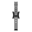 StarTech.com Cubicle Monitor Mount, Cubicle Wall Single Monitor Hanger, Up to 34 VESA Mount Display, Height Adjustable Ergonomic Office Cubicle Hanging Flat Panel Hook & Clamp Bracket - Landscape/Portrait (ARMCBCLB) – billede 2