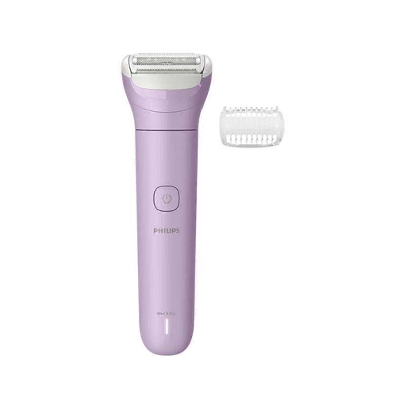 Philips 6000 series Lady Shaver Series 6000 Cordless shaver, Wet & Dry, Foil shaver, 1 head(s), Lilac, Battery, Built-in battery, Lithium Polymer (LiPo)