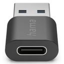 Hama 00200357 kabel kønsskifter USB-A USB-C Sort – billede 3