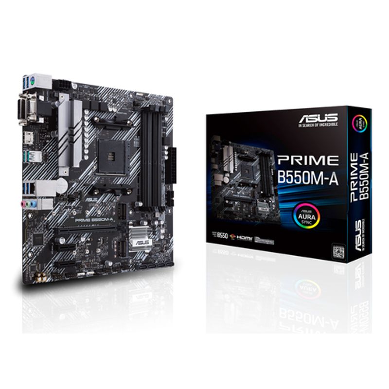 ASUS PRIME B550M-A Micro-ATX AM4 AMD B550