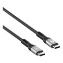 Manhattan USB4 Gen 3x2/ Thunderbolt 3 / Thunderbolt 4 / DisplayPort 2.0 (Alt Mode) USB Type-C kabel 2m Sort – billede 3