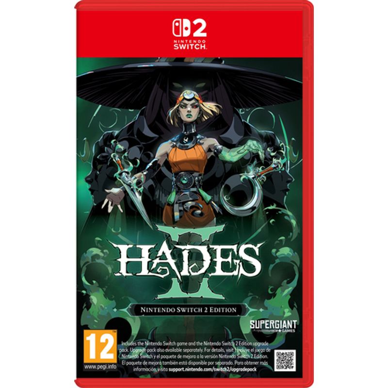 Nintendo Hades II, Switch 2 Standard Forenklet kinesisk, Traditionelt kinesisk, Tysk, Engelsk, Spansk, Fransk, Italiensk, Japansk, Koreansk, Portugisisk, Russisk Nintendo Switch 2