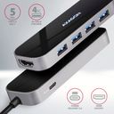 AXAGON HMC-6H4A USB-C 3.2 Gen 1 Dockingstation – billede 2