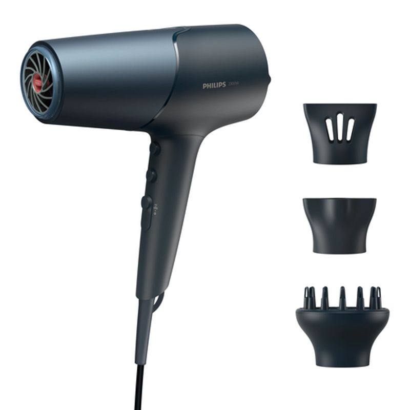 Philips Grønblå metallisk Hårtørrer BHD512