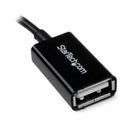 StarTech.com 5in Micro USB to USB OTG Host Adapter - Micro USB Male to USB A Female On-The-GO Host Cable Adapter (UUSBOTG) USB-adapter 12.7cm Sort – billede 2