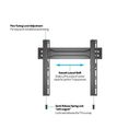 Multibrackets M VESA Wallmount Super Slim Fixed 400 MAX Beslag Fladt panel 32-55 – billede 11