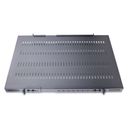 StarTech.com Server Rack Shelf - 1U - Adjustable Mount Depth - Heavy Duty Rackhylde Sort – billede 2