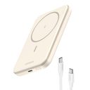 Ugreen Trådløs power bank 5000mAh 15Watt 1xUSB-C Beige – billede 2