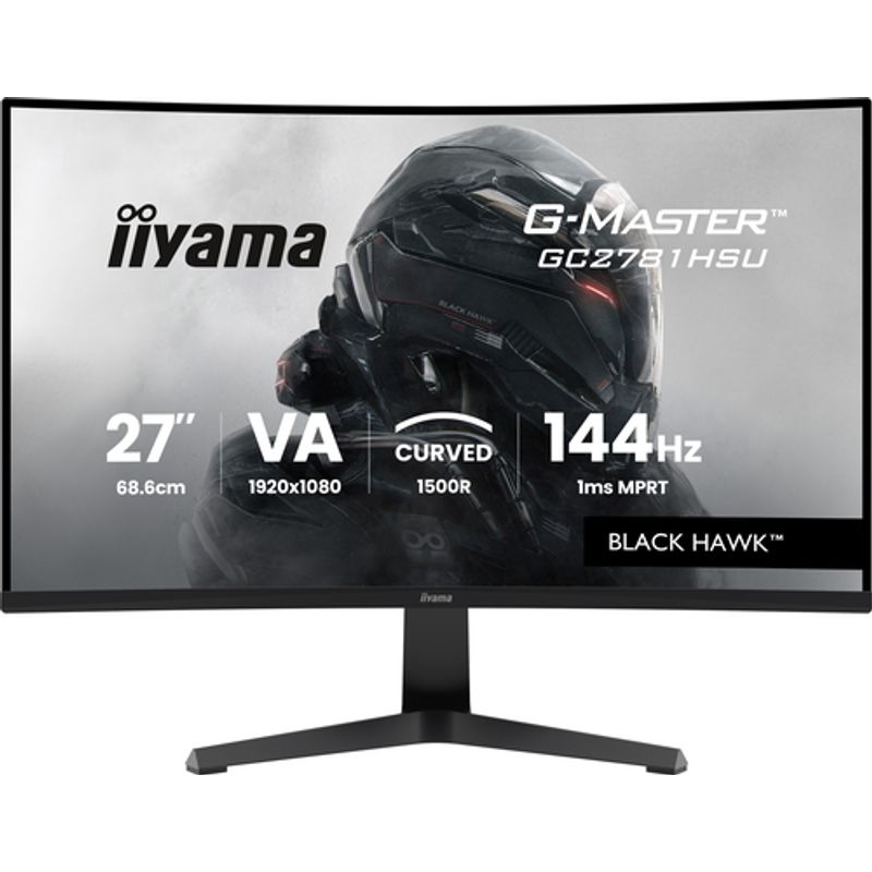 IJGC2781HSU-B1 Black, VA FHD, 1500R, 144Hz, 2A