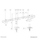 Neomounts DS60-600BL2 Monteringssæt 2 skærme 10-32 – billede 18
