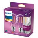 Philips LED-filament-lyspære 4.3W F 470lumen 2700K – billede 2