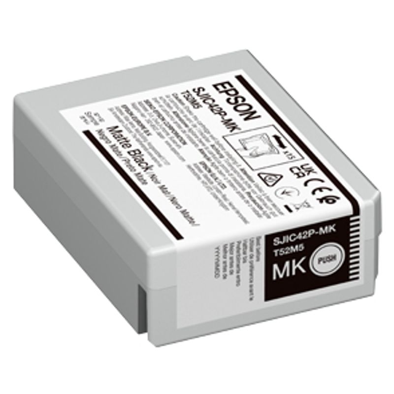 Epson SJIC42P-MK Mat sort Blæk C13T52M540