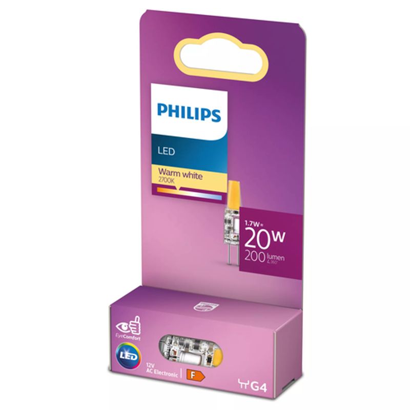 Philips CorePro LEDcapsule LV LED-lyspære 1.7W F 200lumen 2700K Varmt hvidt lys