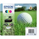 Epson 34XL Sort Gul Cyan Magenta Blæk C13T34764020 – billede 2