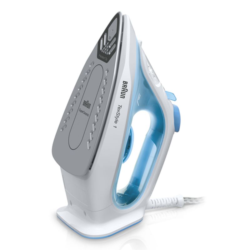 Braun TexStyle 1 SI 1050 BL Dampstrygejern 2000W Blå Hvid