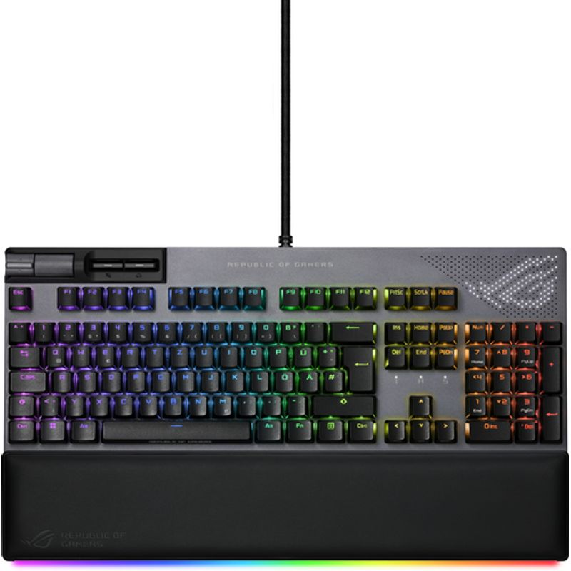ASUS ROG Strix Flare II Animate Tastatur Mekanisk RGB Kabling Tysk