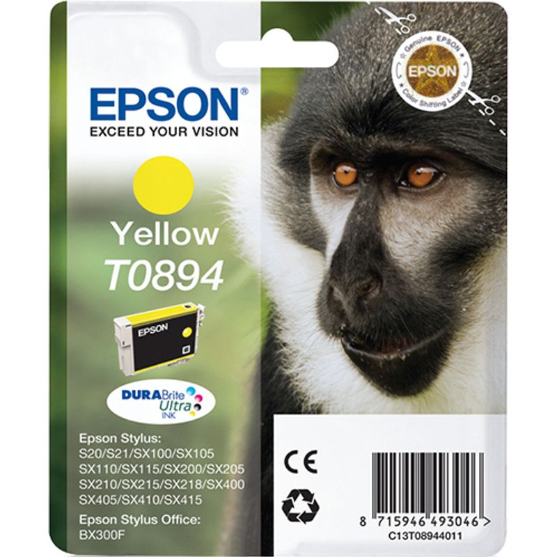Epson T0894 Gul Blæk C13T08944011