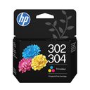 HP 302/304 Farve (cyan, magenta, gul) 100 sider Blæk – billede 1