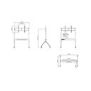 Multibrackets M Collaboration Floorstand Vogn med hjul Videokonferencesystem 65-100 – billede 22