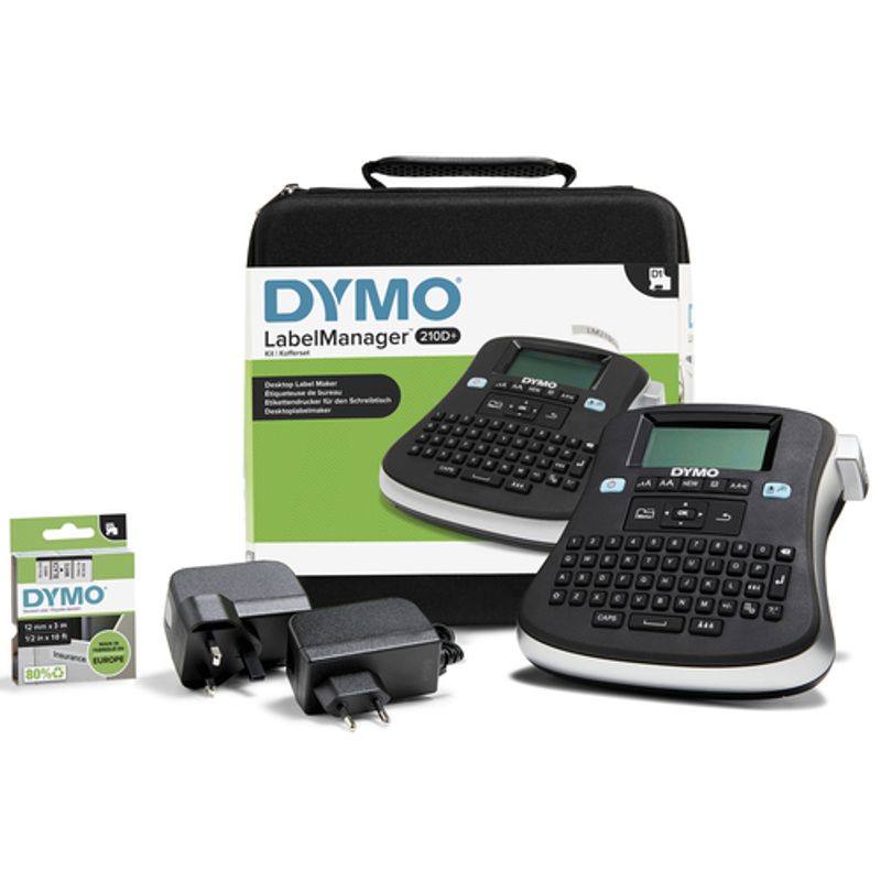 DYMO LabelMANAGER 210D Kit Termo transfer Batteries not included