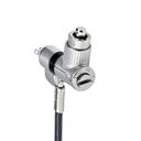 StarTech.com 3-in-1 Laptop Lock Compatible w/Noble Wedge/Nano/K-Slot Sikkerhedskabelslås – billede 3