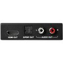 StarTech.com HDMI Audio Extractor - 4K 60Hz - HDMI Audio De-embedder - HDR - Toslink Optical Audio - Dual RCA Audio - HDMI Audio (HD202A) HDMI audio signal-udtræk – billede 4