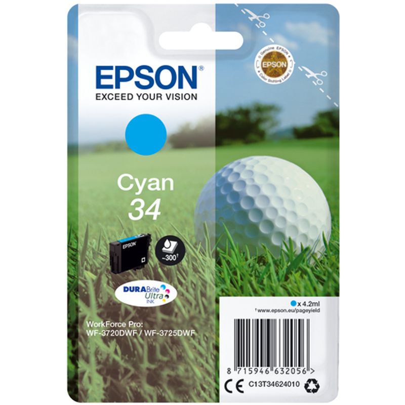Epson 34 Cyan