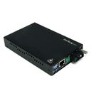 StarTech.com Mbps Single Mode Fiber Media Converter SC - 18.6 miles/30km over Single Mode SC Fiber (ET90110SM302) Fibermedieomformer Ethernet Fast Ethernet – billede 1