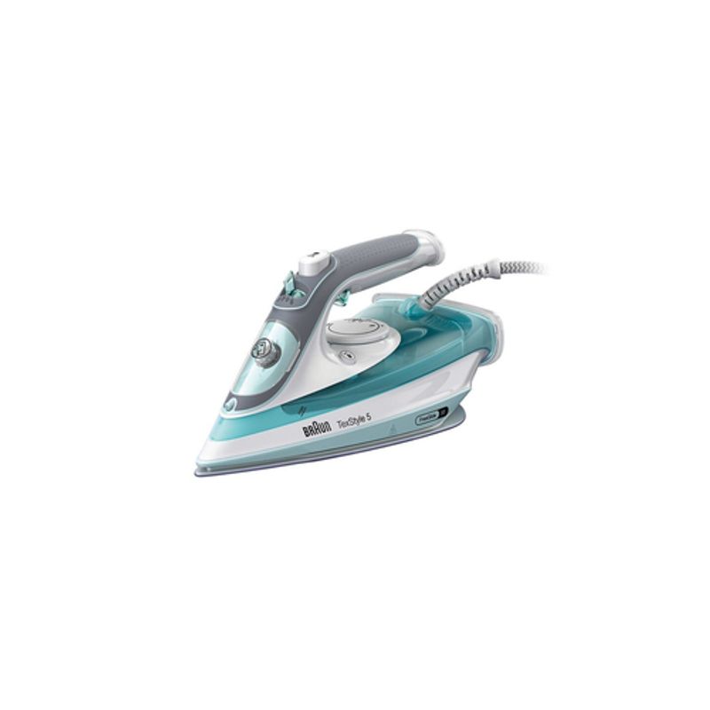 Braun TexStyle 5 SI 5017 GR Dampstrygejern 2700W Blå Grå Grøn Hvid