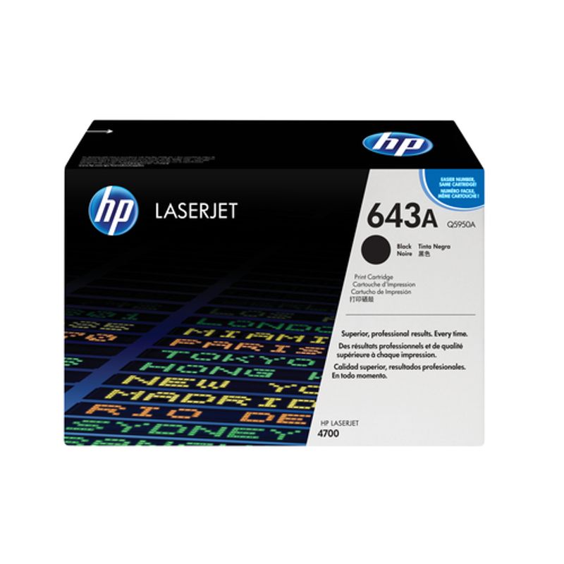 HP 643A Sort 11000 sider Toner Q5950A