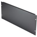 StarTech.com 4U Blank Panel for 19 inch Rack, Rack Mount Blanking Panel for Server/Network Racks & Cabinets, 4RU Rackmount Filler Panel/Spacer/Plates, Solid Panel, Cold-Rolled Steel, Black - 4U Blanking Panel (RKPNL4U) Stativsløringspanel Sort – billede 1