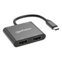 Manhattan 154321 USB-C -> HDMI 0,15m – billede 4